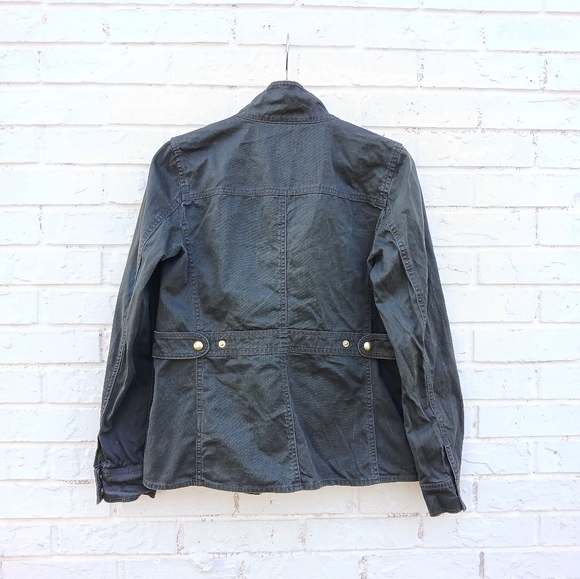 J. Crew Field Jacket Dark Olive Green Military - Picture 5 of 9